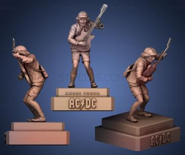 3D model Angus young ACDC (STL)